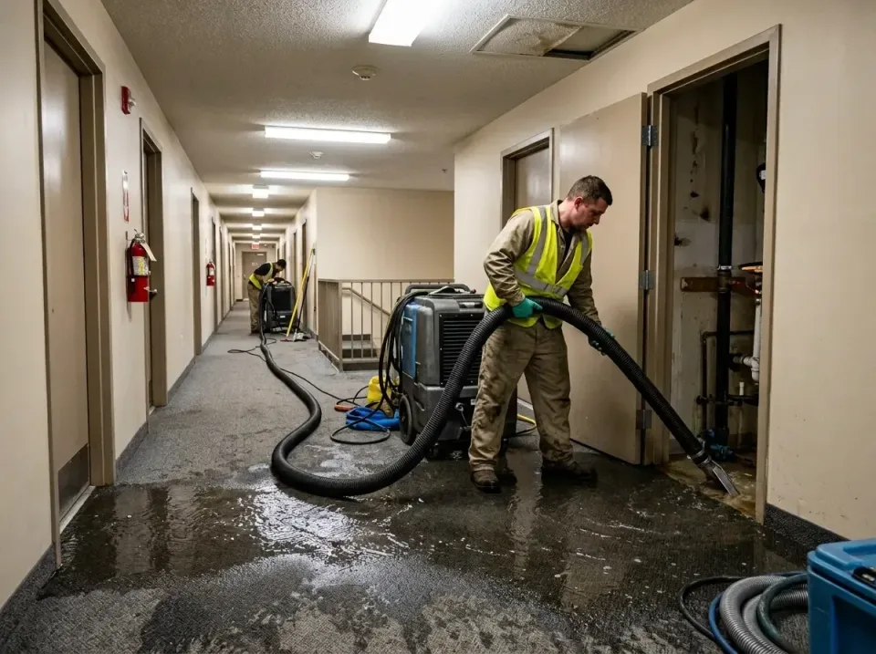 multi-unit-apartment-hallway-f-005 — frequently asked questions, Emergency Burst Pipe Water Extraction & Removal in Black Ja…